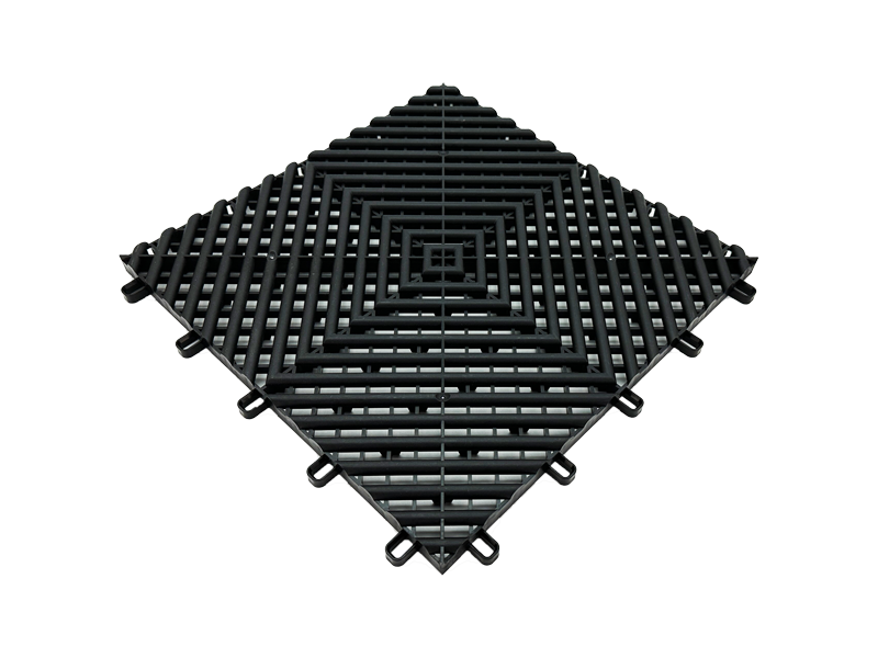 SpeedFloor SF PP40M Black New Fekete moduláris műhelypadló 33x33x1,6 cm